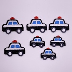【訳あり商品】パトカー　ワッペン7枚セット☆ きらりぼん