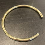 [サービス価格] 真鍮バングル　3.5mm丸線　【丸型】