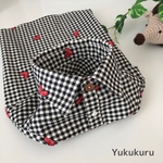 ハートいっぱい♡ギンガムチェックノースリーブシャツ