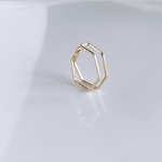 14kgf Hexagon　イヤーカフ　2連