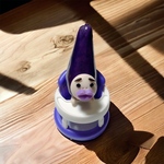 おろっしーさんのなすの皮をかぶった粉吹かける🍆o('▽'🍆o)