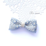 ＊インド刺繍＊華やかリボンクリップ★バレッタ有り★