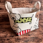 　BIG布バスケット　ビッグにゃんこ