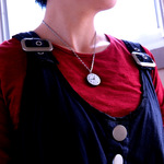 steampunk large movement necklace/スチームパンクな歯車のネックレス