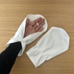 手の日焼けを防ぐハンドカバー(ホワイト)