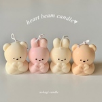 ハートビーム♡キャンドル  くまキャンドル うさぎキャンドル 韓国キャンドル