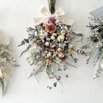 ユーカリ　ローズと小花のスワッグ　ドライフラワー　誕生日プレゼント  引っ越し祝い　記念日　ギフト
