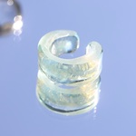 Ear cuff（Aquamarine）：波動玉®【現品一点物】