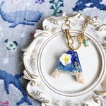 【Ａ完成品販売】イニシャルキーホルダー