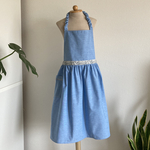 シンプル可愛い❣️子供エプロン&三角巾セット☆L(140〜160サイズ)☆