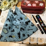 ⭐️新作⭐️小ぶりアリス28×28❤️結びやすいお弁当あずま袋