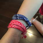 オシャレkidsに❤︎バンダナブレスレット&アンクレット