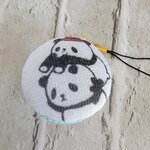 マカロンケースのストラップ　(パンダキャンプ)