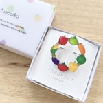 \✨new!✨/お野菜たっぷりカラフルブローチ・Ｂ【受注生産】