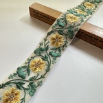 刺繍リボン/チュール/花刺繍