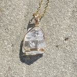 女神巻き®︎ Azozeo™ World Labyrinth Satyaloka Clear Azeztulite™ Polished Stones ペンダントトップ