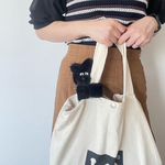 黒ねこ　バッグにくっつくおトボけペンケース
