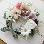 遅れてごめんね🙇母の日🎁大人色のリース(約32cm)玄関リース　リモート部屋に　結婚祝い　出産祝い　新築祝い　誕生日