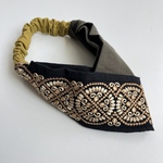 No.5 片側タイプ：インド刺繍リボンヘアバンド