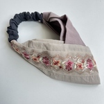 No.11 片側タイプ：インド刺繍リボンヘアバンド