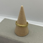 【全商品送料無料】真鍮リング　幅約3mm（ウチ　霜柄オープンリング）