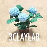 ☆送料無料☆ずっと一緒だよ/水色　紫陽花