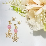 💗🌸桜のミニピアス