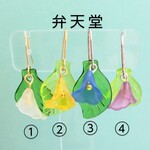 【弁天堂】「小さなオランダカイウ。もしくはカラーの花｣（カラーバリーエーション/フックピアス）