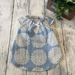 犬服 紫陽花柄ワンピースBL