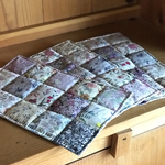 ママ様専用です。パッチワークミニマット＊リバティpurple