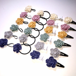 2個セット♡手編みお花の選べるヘアアクセサリー