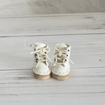 オビツ11♦︎ミディブライス♦︎3つ穴ブーツ　靴♦︎ホワイト