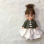 メルちゃん♡ソランちゃん♡お洋服3セット　カーキジャケット