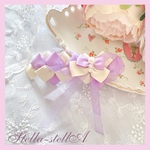 パープルのたっぷりリボンバレッタ♡