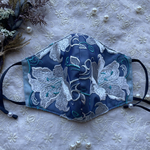 『刺繍レースマスク』大輪！白百合♡クレンゼ生地 3サイズ