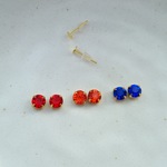 シンプルピアス／イヤリング／カラフル