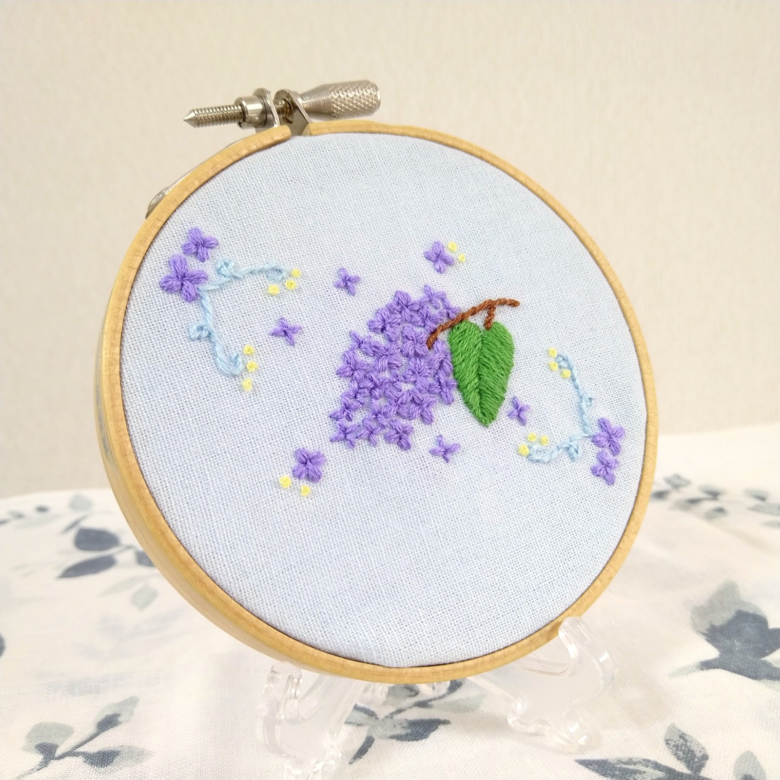 ライラックの刺繍図案 - Rana.'s gallery | minne 国内最大級の