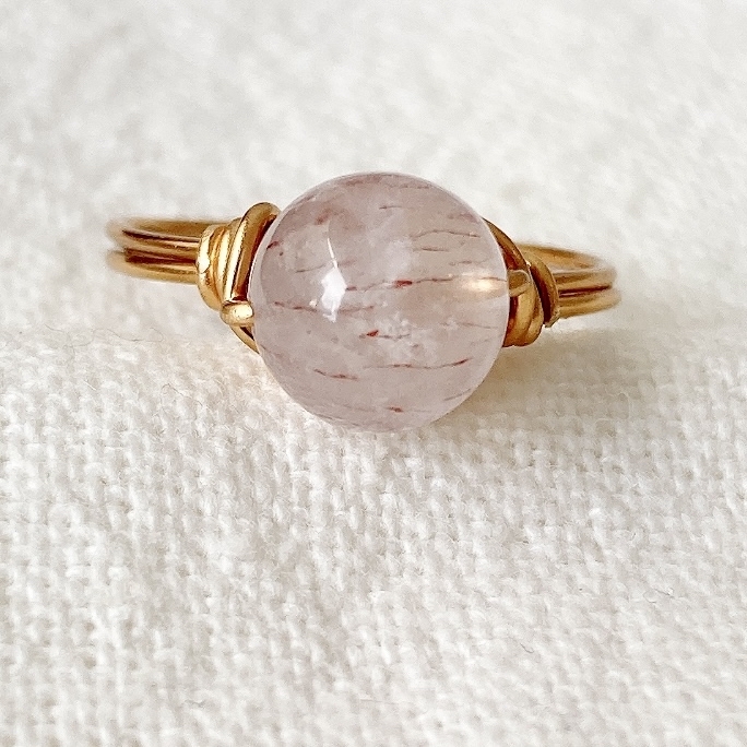 ✴︎希少石✴︎スーパーセブンRenaissance ring✴︎天然石リング　一点もの ✴︎希少石✴︎スーパーセブンRenaissance ring✴︎天然石リング