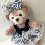 ストライプワンピ＊ネイビー＊コスチューム＊シェリーメイ＊ぬいば