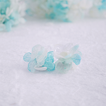 夏空ハイドランジア（紫陽花）　イヤリング