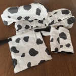 sweet-devil様☆専用　アップリカ　コアラ　ウルトラメッシュex 抱っこ紐　よだれカバー　首回りカバー　胸元カバー　収納カバー　牛柄　牛　牛柄　無地　ブラック　黒　シンプル