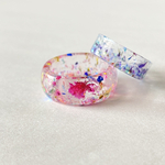 「bloom」お花ばたけみたいで可愛い！レジンリング  