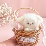 360℃のこだわり♡ロップちゃんのバスケット ／ 羊毛フェルト 