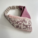 No.22 片側タイプ：インド刺繍リボンヘアバンド