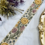 インド刺繍リボン　ファブリックリボン　