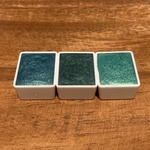 水彩絵の具3色セット Green