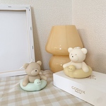 推し活にも➳選べるカラー30種〜swim ring bear 〜浮き輪 ベア キャンドル〜　韓国キャンドル　キャンドル　韓国インテリア　韓国雑貨