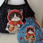 しゃき様専用グラニーバック＆巾着　コヤンイサムチョン　ハンドメイド