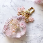 春色 葉っぱシェイカーキーホルダー   SPRING♡