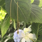 ❤︎ 琥珀色の雨粒❤︎レインドロップ ❤︎アメリカンピアス